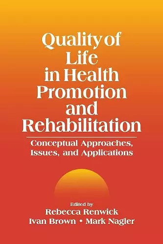 Quality of Life in Health Promotion and Rehabilitation cover