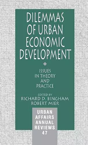 Dilemmas of Urban Economic Development cover