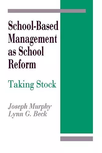 School-Based Management as School Reform cover