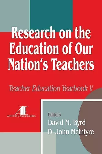 Research on the Education of Our Nation′s Teachers cover