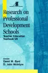 Research on Professional Development Schools cover