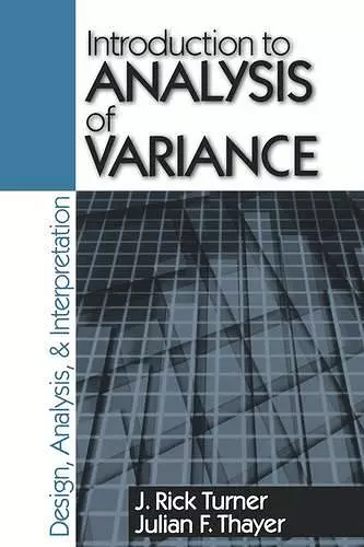 Introduction to Analysis of Variance cover