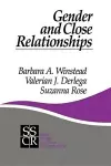 Gender and Close Relationships cover