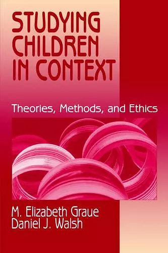 Studying Children in Context cover