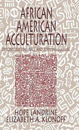 African American Acculturation cover