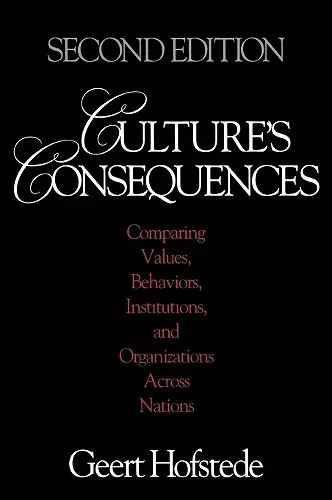 Culture′s Consequences cover