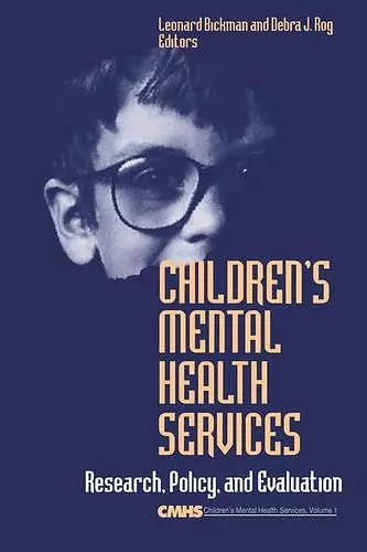 Children′s Mental Health Services cover