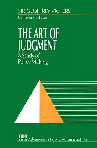 The Art of Judgment cover