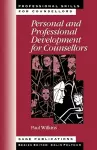 Personal and Professional Development for Counsellors cover