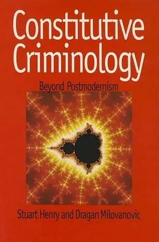 Constitutive Criminology cover