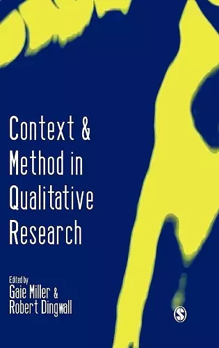 Context and Method in Qualitative Research cover