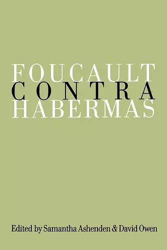 Foucault Contra Habermas cover