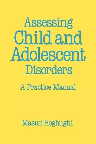 Assessing Child and Adolescent Disorders cover