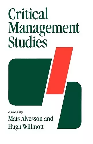 Critical Management Studies cover