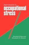 Intervention in Occupational Stress cover