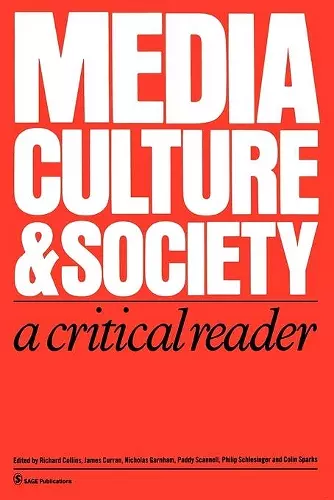 Media, Culture & Society cover