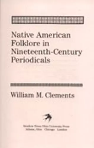 Native American Folklore in Nineteenth-Century Periodicals cover