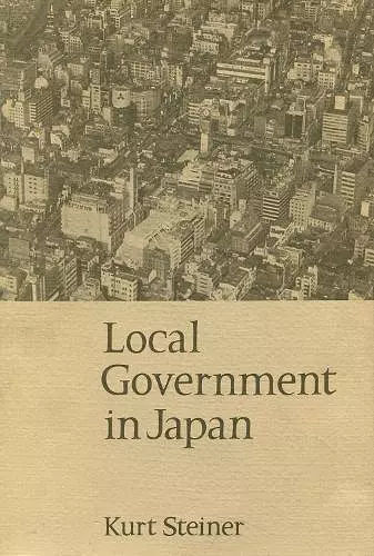 Local Government in Japan cover