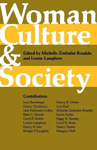 Woman, Culture, and Society cover