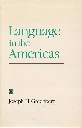 Language in the Americas cover