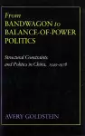 From Bandwagon to Balance-of-Power Politics cover