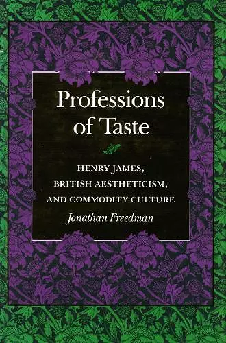 Professions of Taste cover