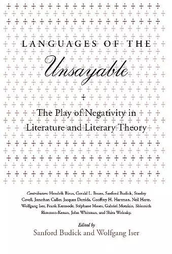 Languages of the Unsayable cover