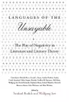Languages of the Unsayable cover