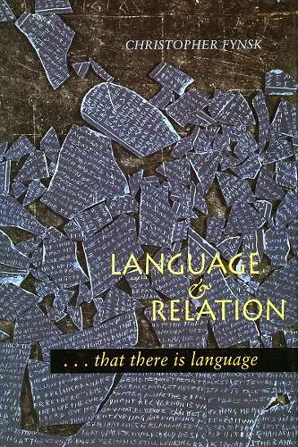 Language and Relation cover