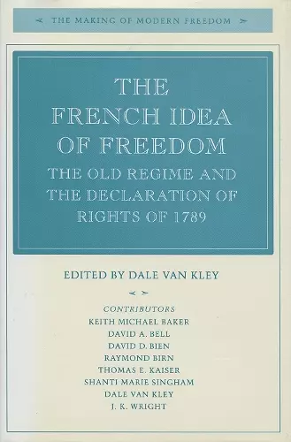 The French Idea of Freedom cover