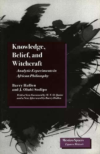 Knowledge, Belief, and Witchcraft cover