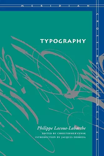 Typography cover