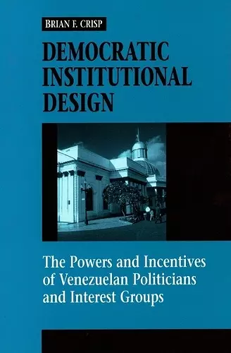 Democratic Institutional Design cover