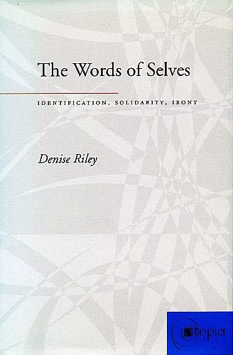 The Words of Selves cover