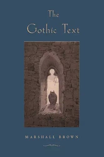 THE GOTHIC TEXT cover