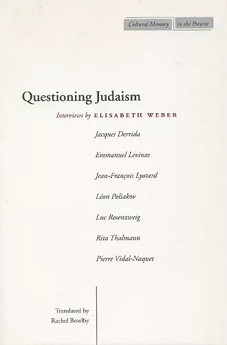 Questioning Judaism cover