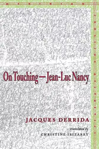 On Touching—Jean-Luc Nancy cover