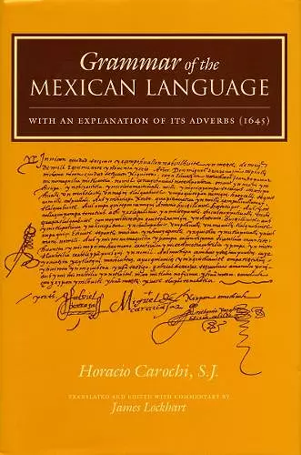 Grammar of the Mexican Language cover