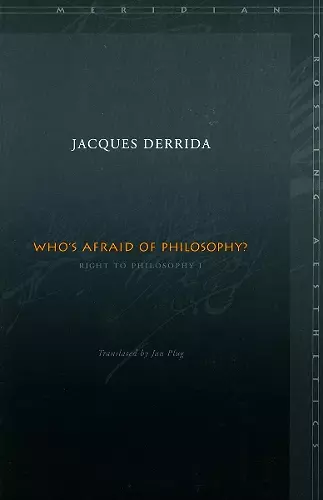 Who’s Afraid of Philosophy? cover