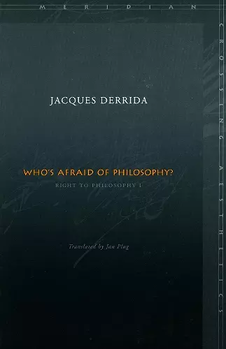 Who’s Afraid of Philosophy? cover