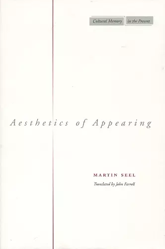 Aesthetics of Appearing cover