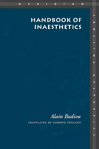 Handbook of Inaesthetics cover