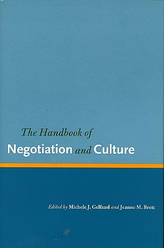 The Handbook of Negotiation and Culture cover