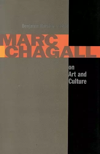 Marc Chagall on Art and Culture cover