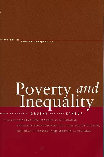 Poverty and Inequality cover