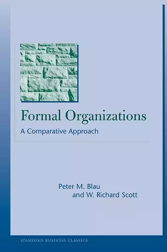 Formal Organizations cover