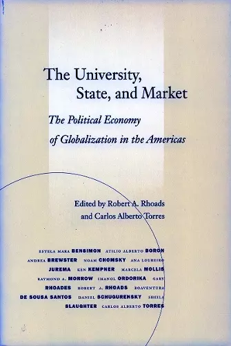 The University, State, and Market cover