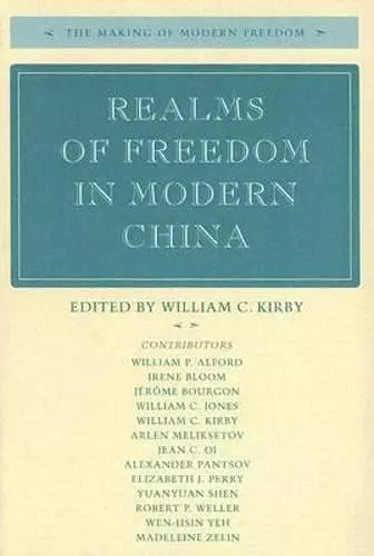 Realms of Freedom in Modern China cover