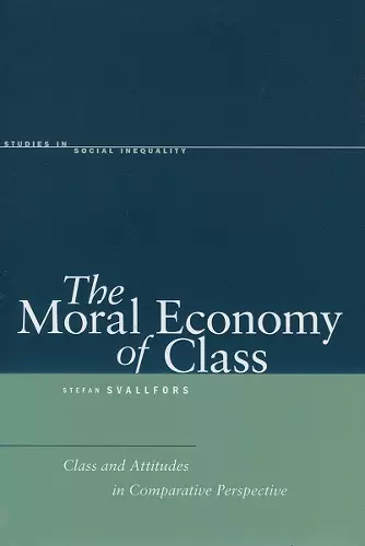 The Moral Economy of Class cover