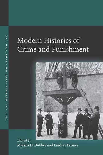 Modern Histories of Crime and Punishment cover